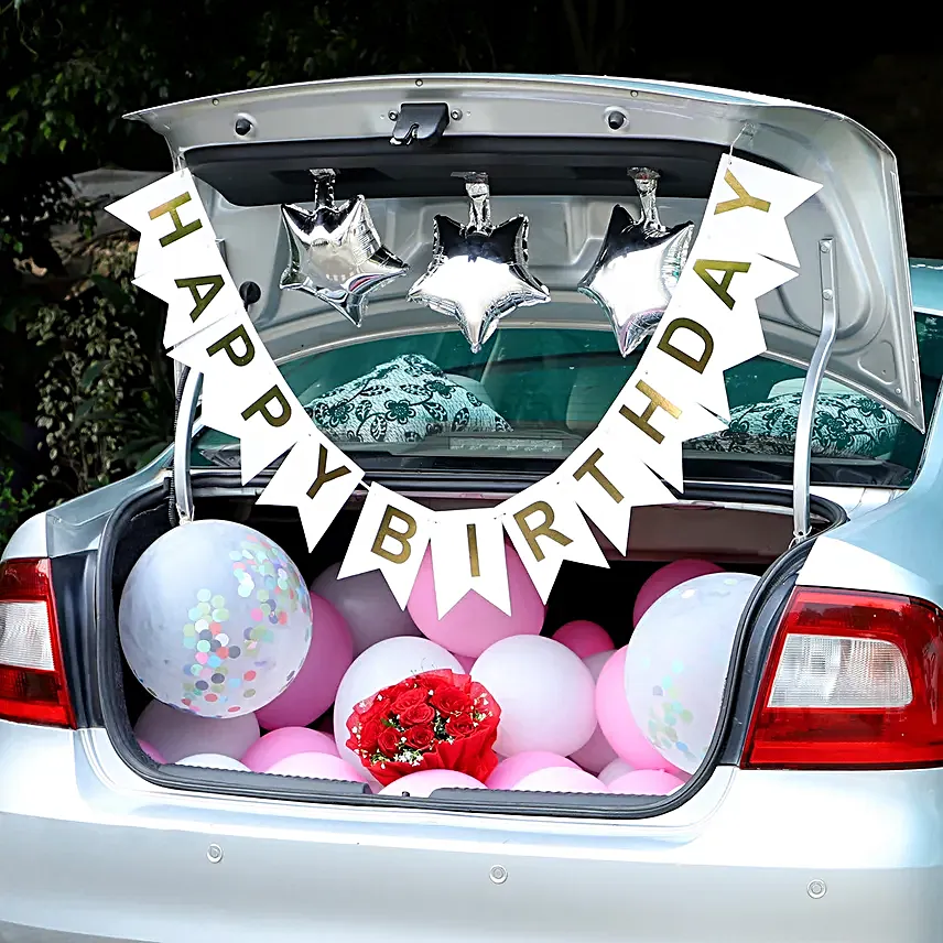 Car Deck Decoration for Birthday