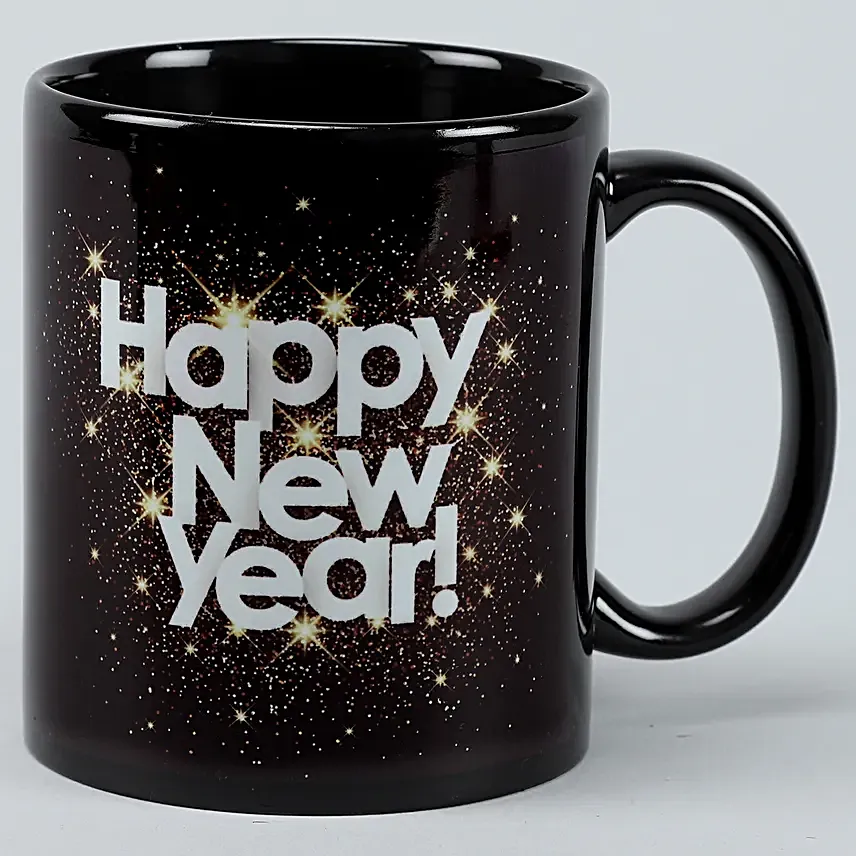 happy new year printed mug