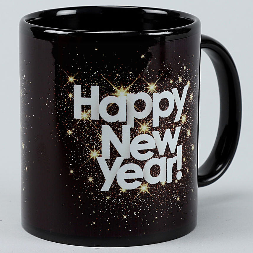 happy new year printed mug