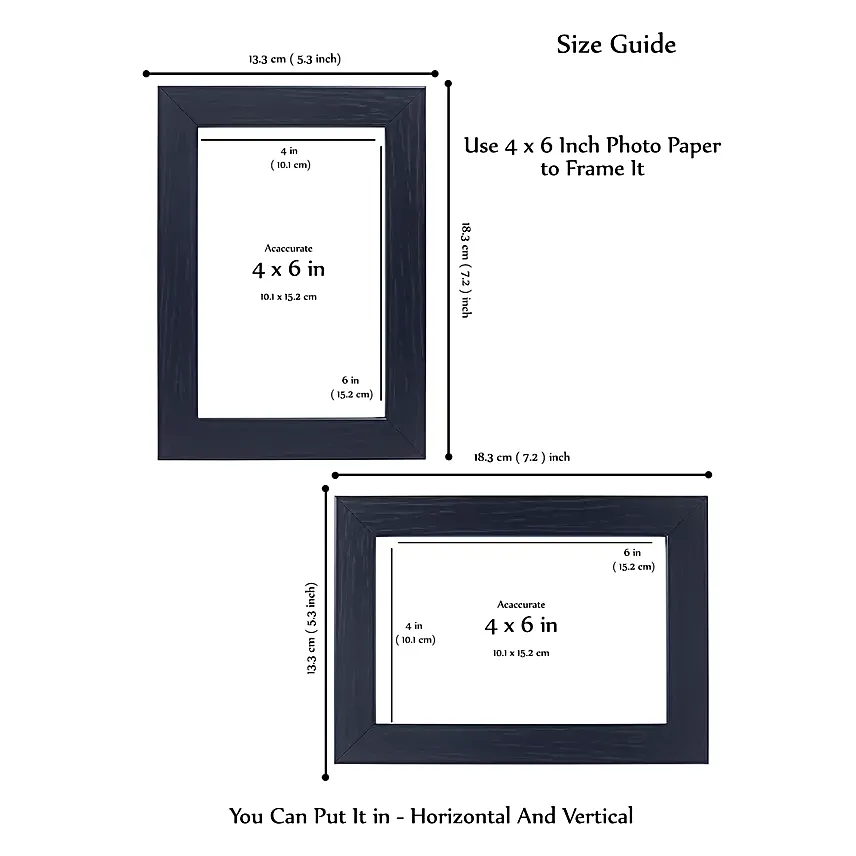 wooden photo frame for him