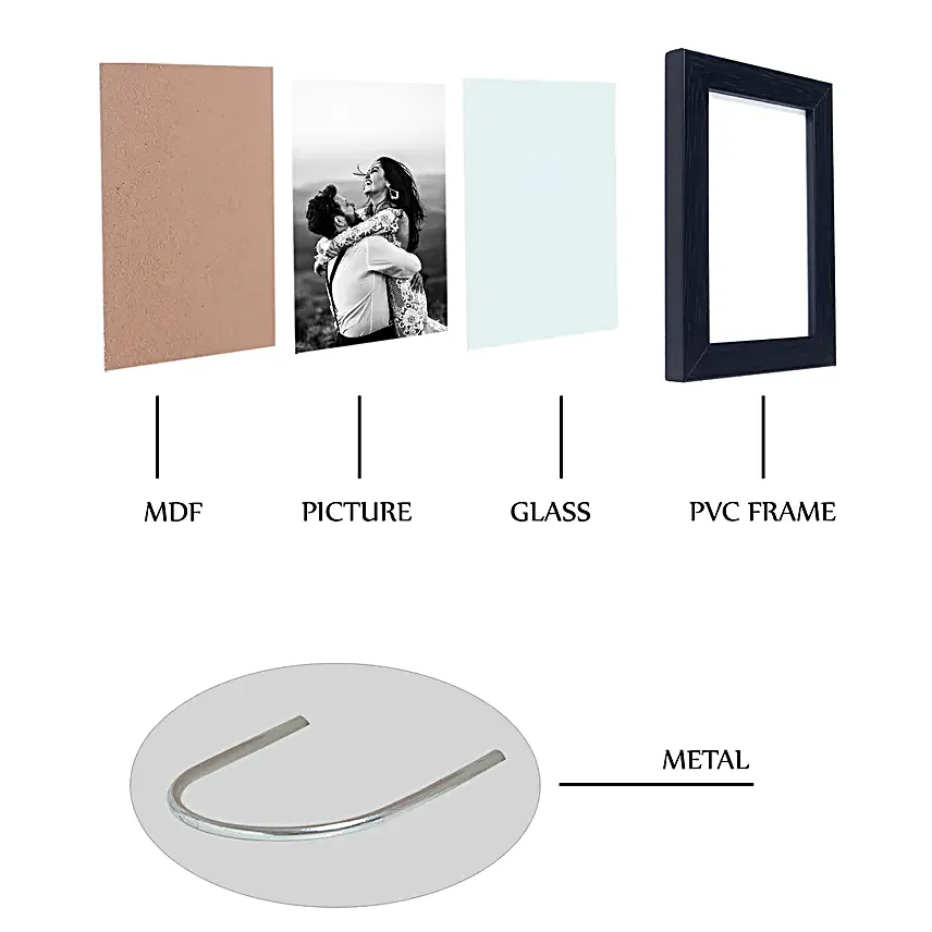 wooden photo frame for him