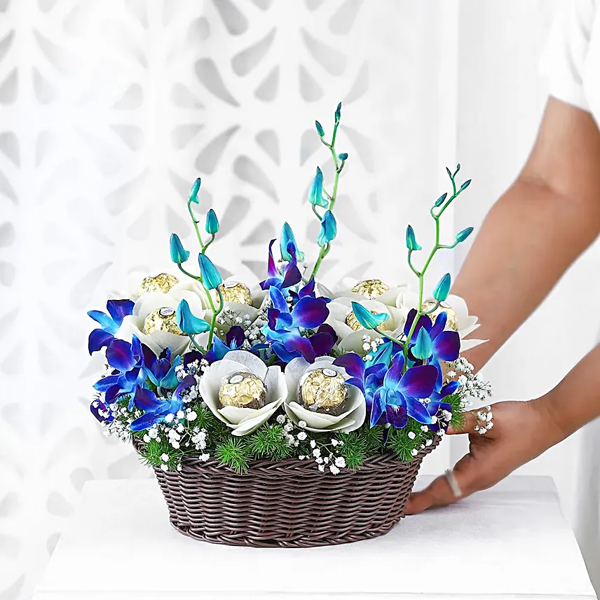 Blissful Blue Orchid Delight