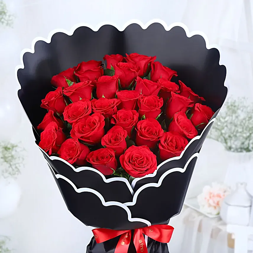 Bloom of Love Red Rose Bouquet