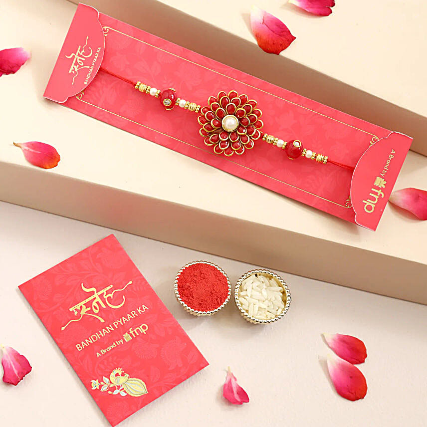 Blooming Affection Ethnic Rakhi