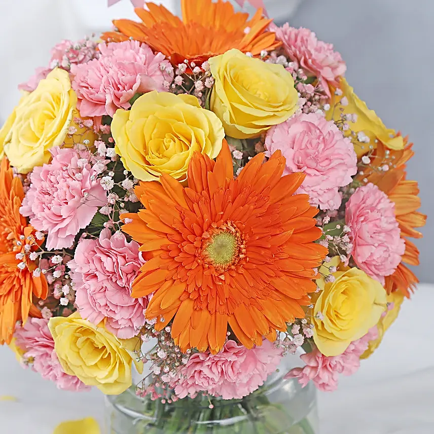 Blooming Birthday Floral Jar
