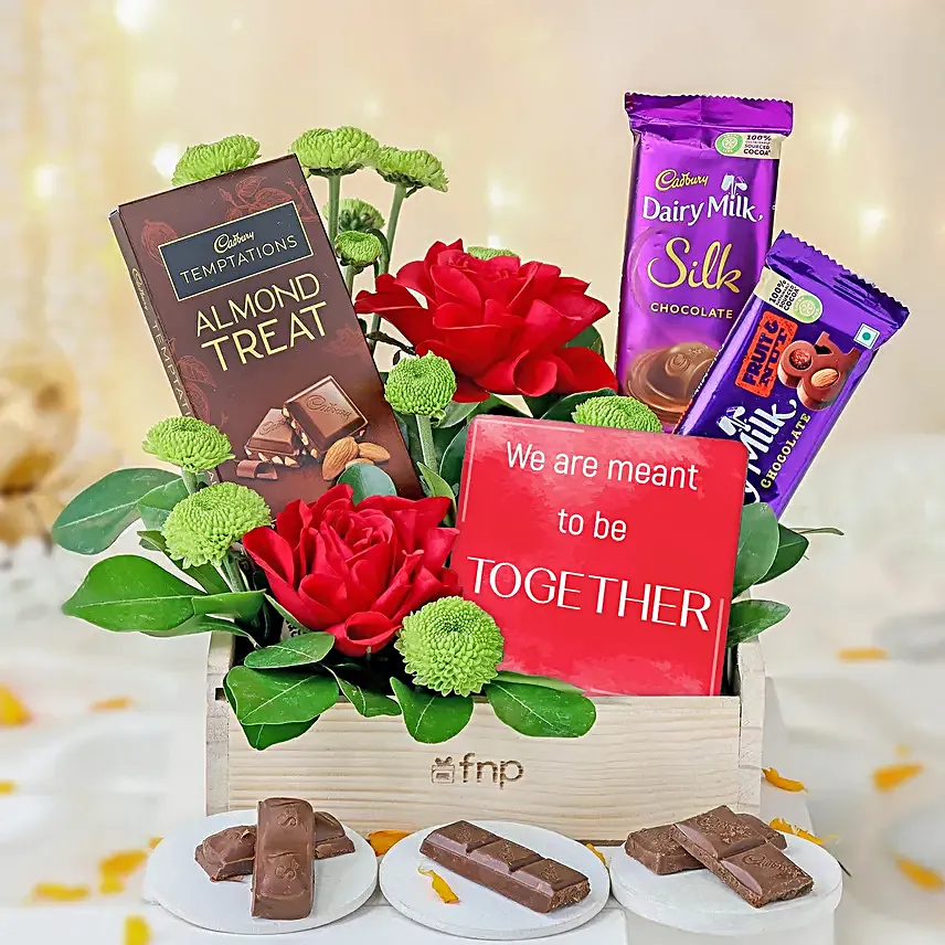 Blooming Love Hamper For Karwa Chauth