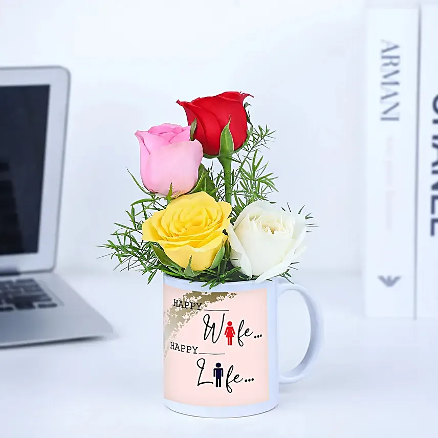 Blooming Rose for My Wife