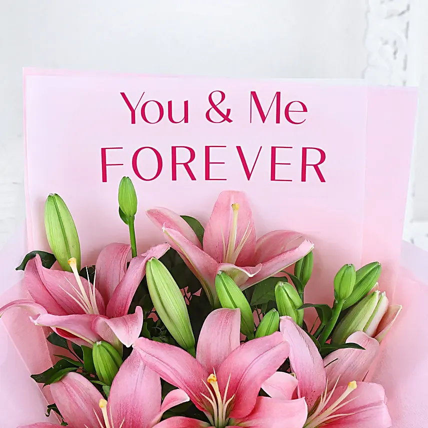 Blooming Together Always Lily Bouquet