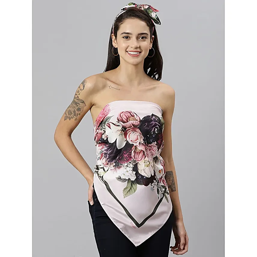 Blossom Up Scarf N Bag Gift Set
