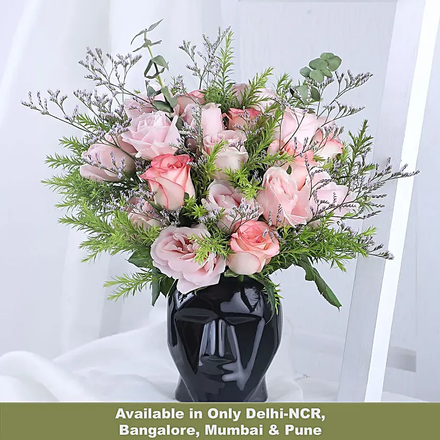 Blossoming Sweet Avalanche and Jumelia Rose