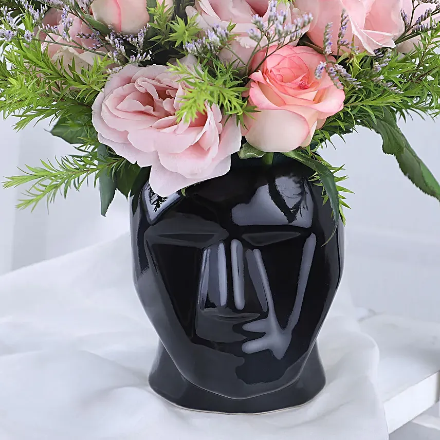 Blossoming Sweet Avalanche and Jumelia Rose
