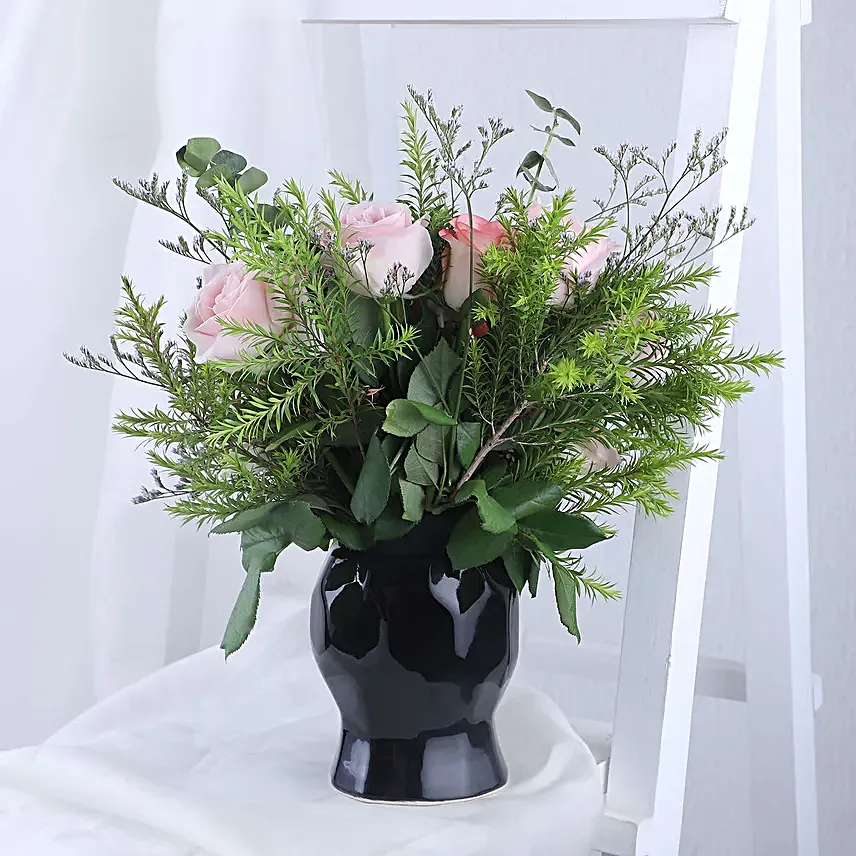 Blossoming Sweet Avalanche and Jumelia Rose