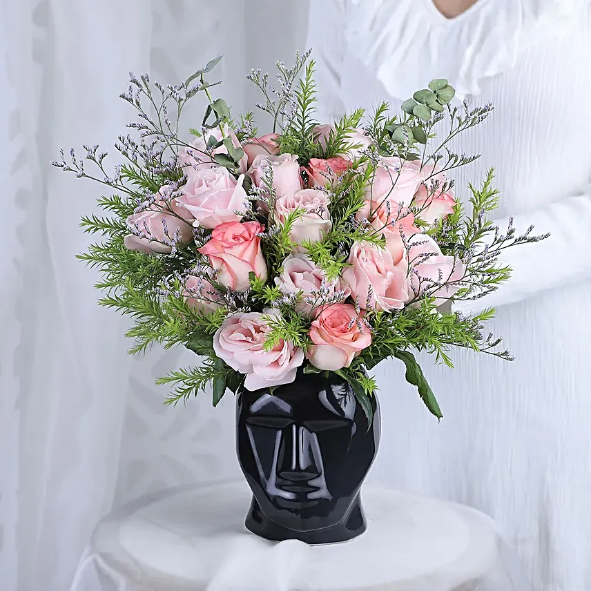 Blossoming Sweet Avalanche and Jumelia Rose