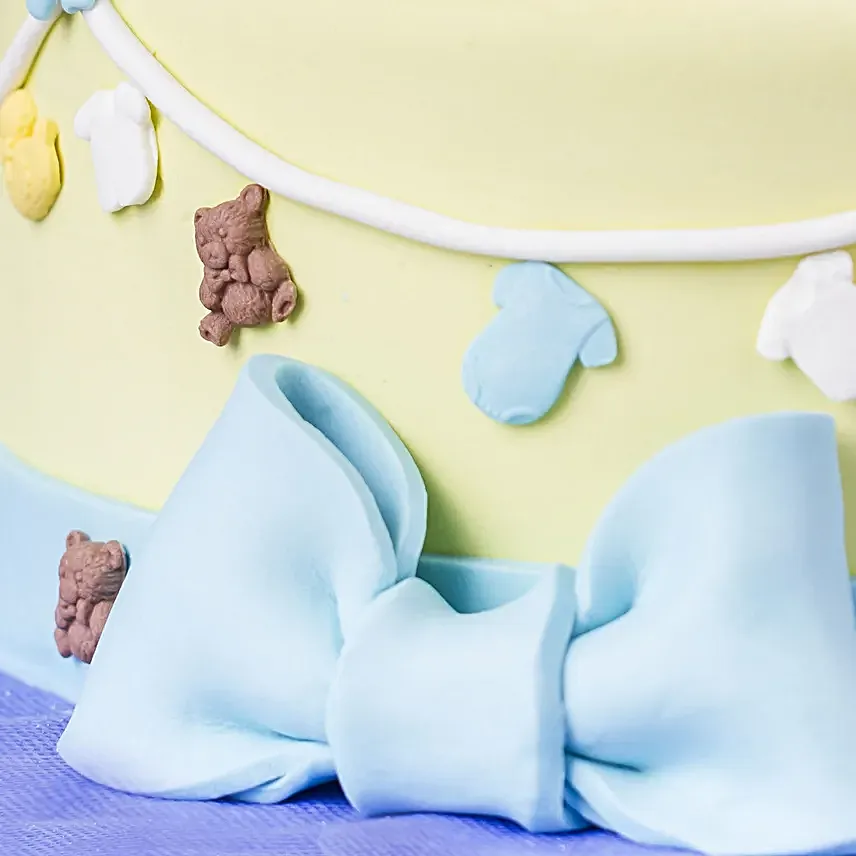 OnlineBlue Baby Shoes Truffle Cake