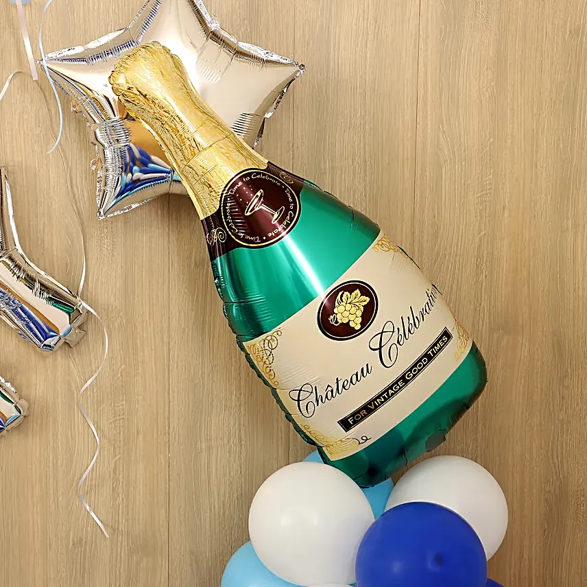 Blue Themed Birthday Décor