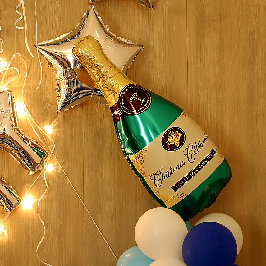 Blue Themed Magical Birthday Décor