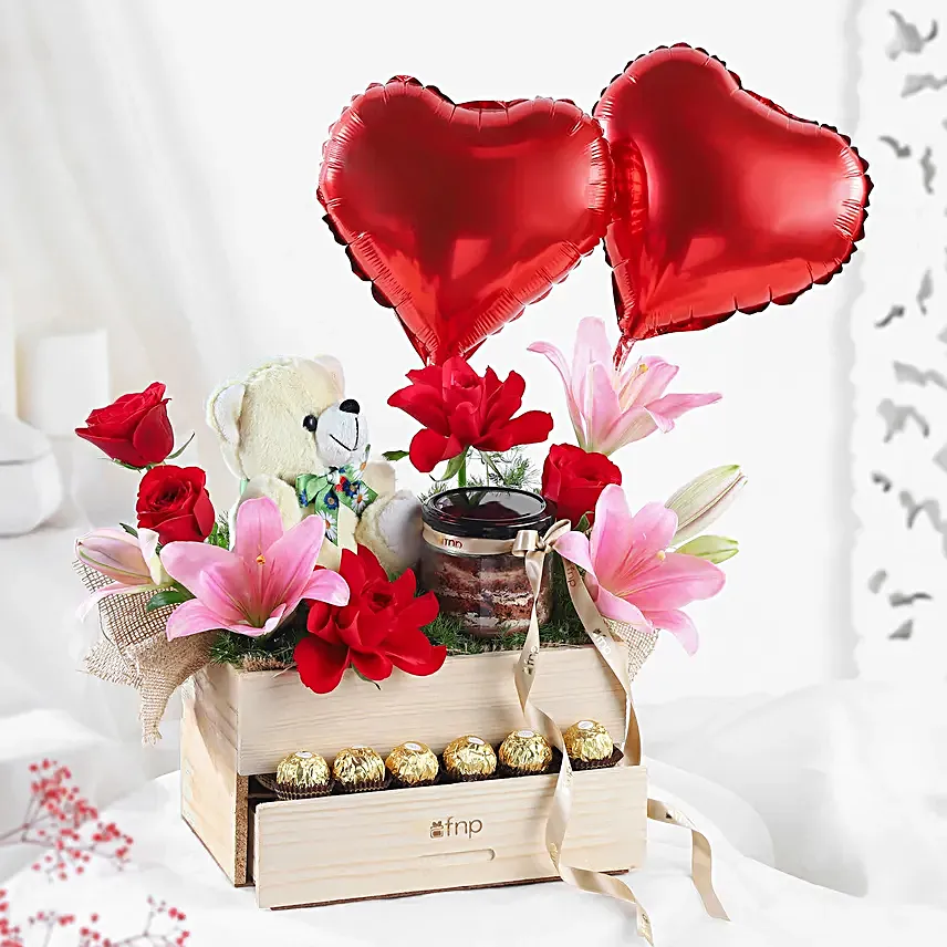 Blush of Romance Valentines Hamper