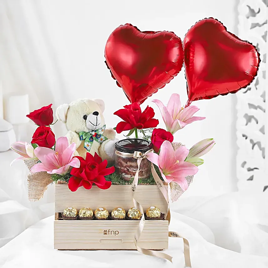 Blush of Romance Valentines Hamper