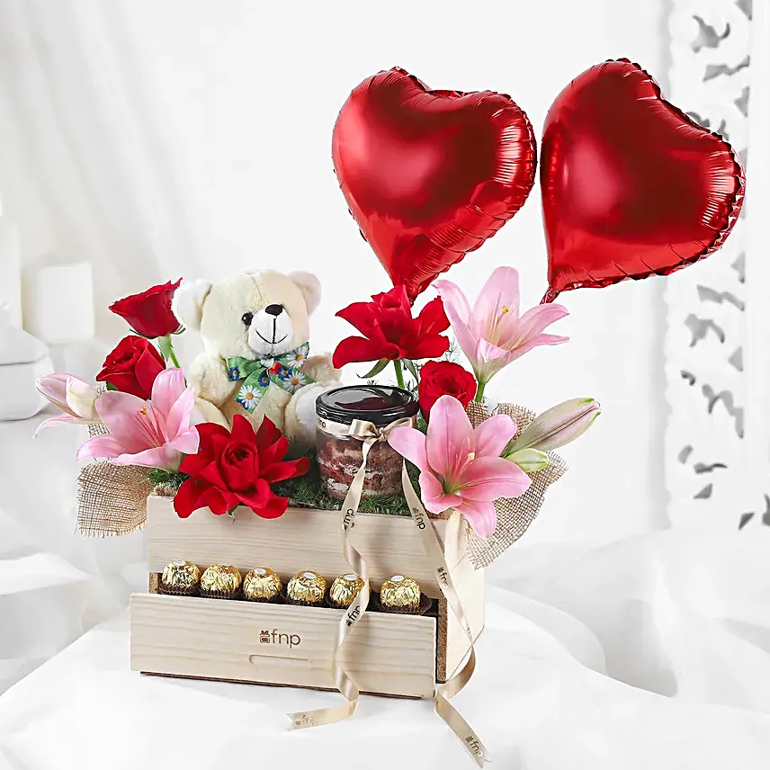 Blush of Romance Valentines Hamper