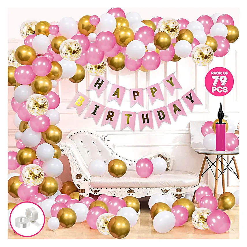 Blushing Beauty Birthday Decoration