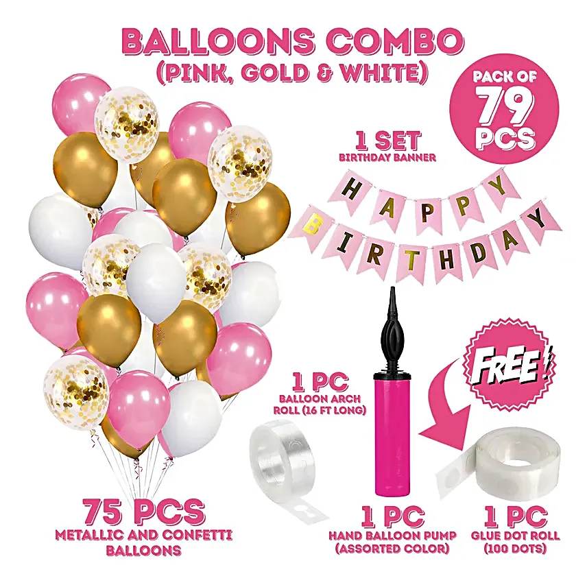 Blushing Beauty Birthday Decoration
