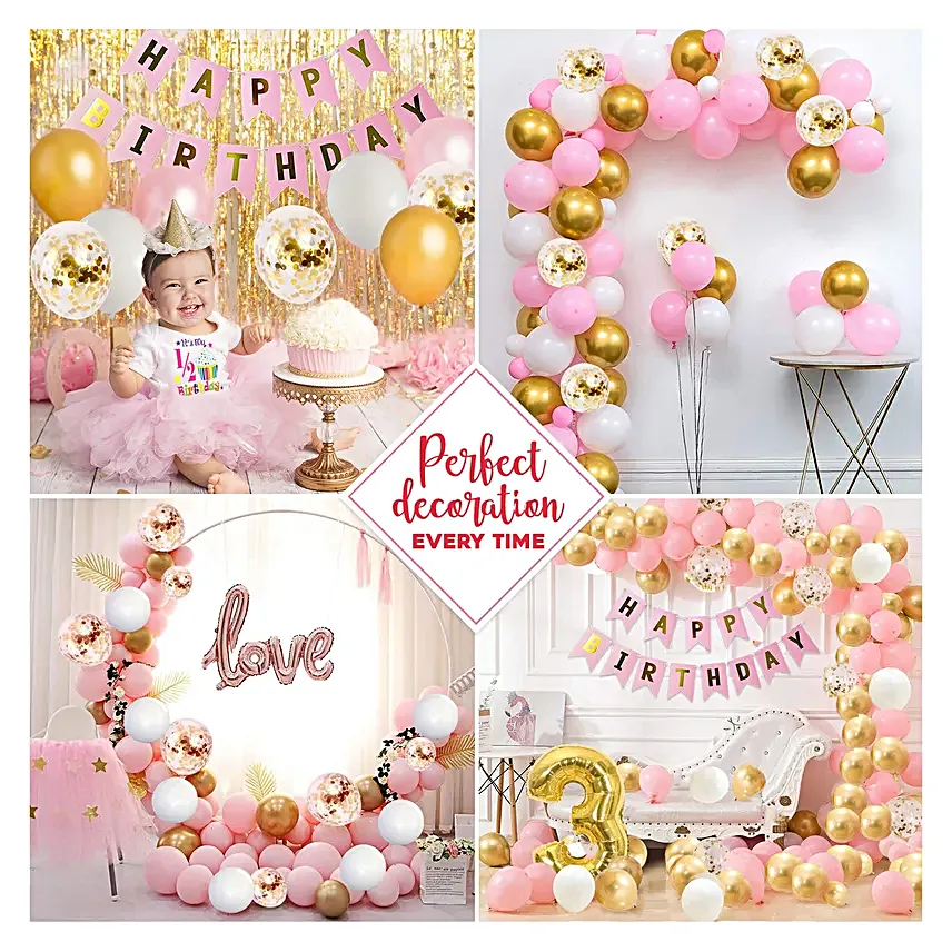 Blushing Beauty Birthday Decoration