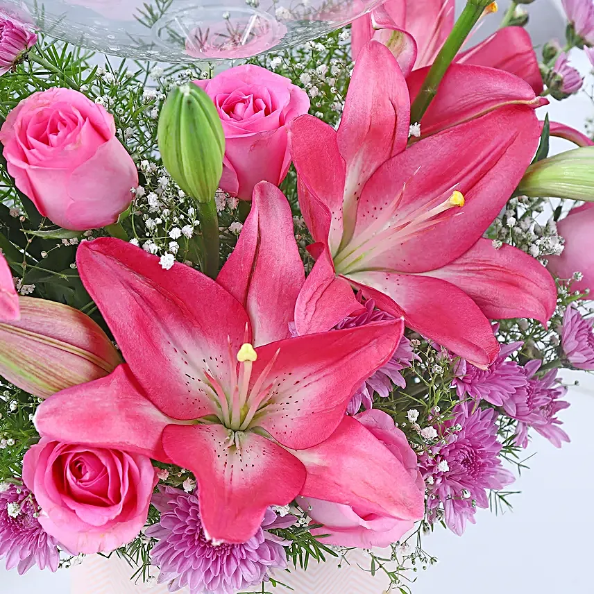 Blushing Blooms Birthday Wishes Box