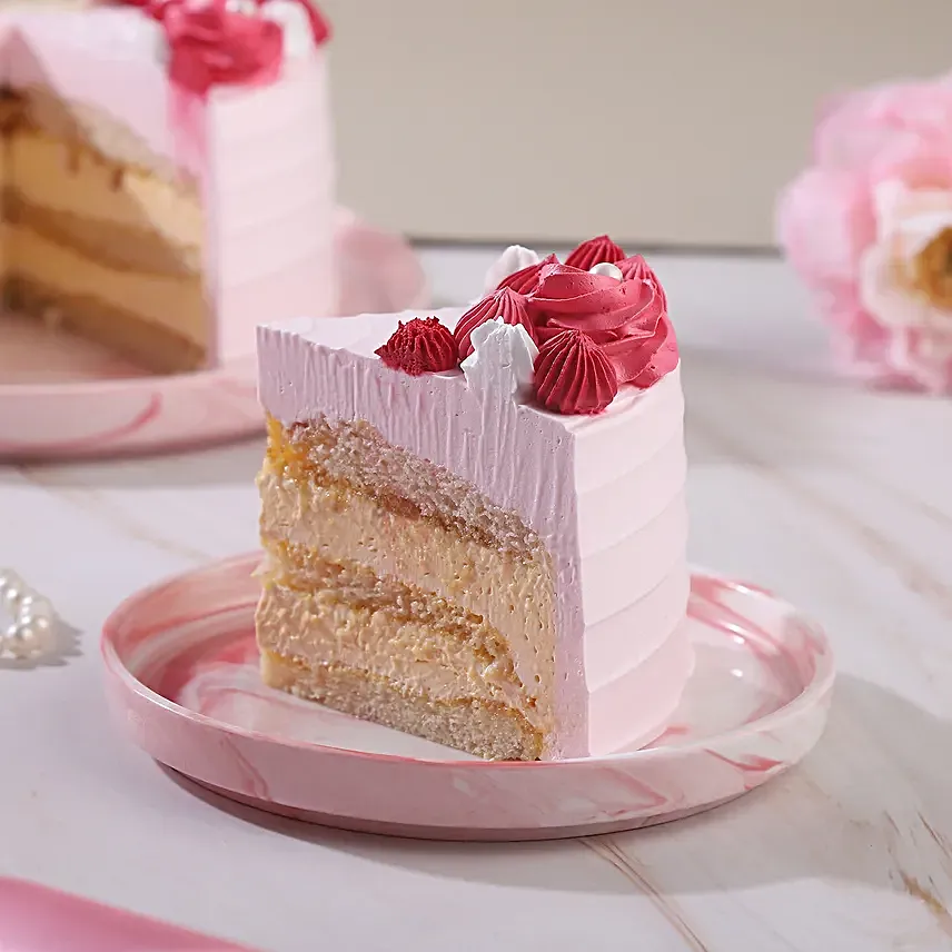 Blushing Love For Mom Cake Eggless