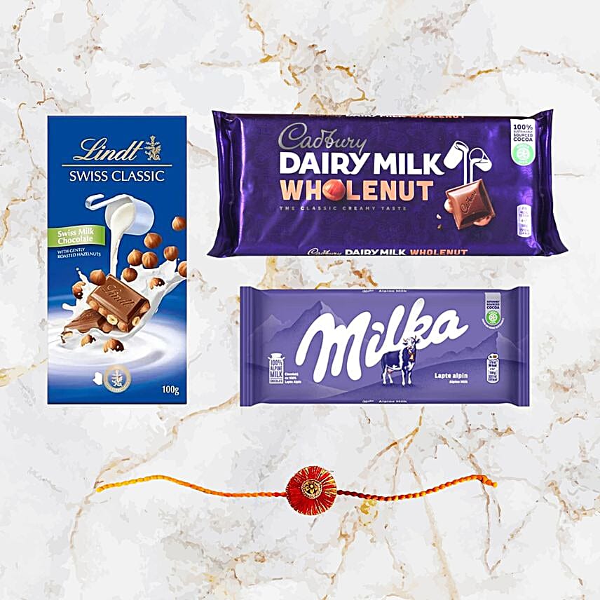 Bond of Chocolates Rakhi Hamper