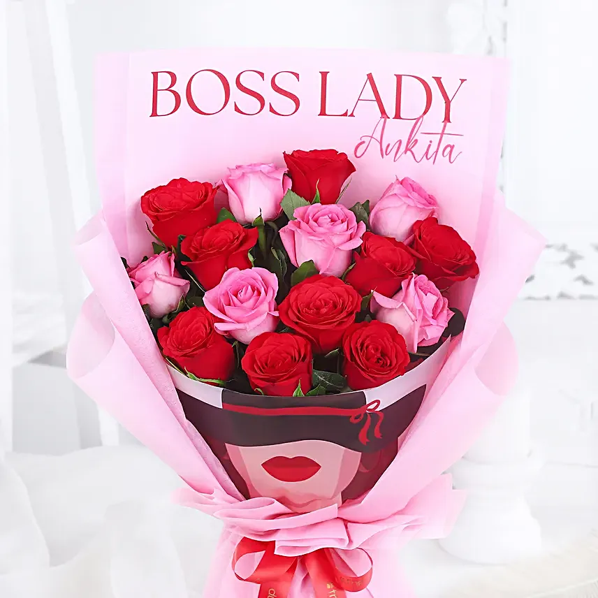 Boss Lady Rosy Blooms