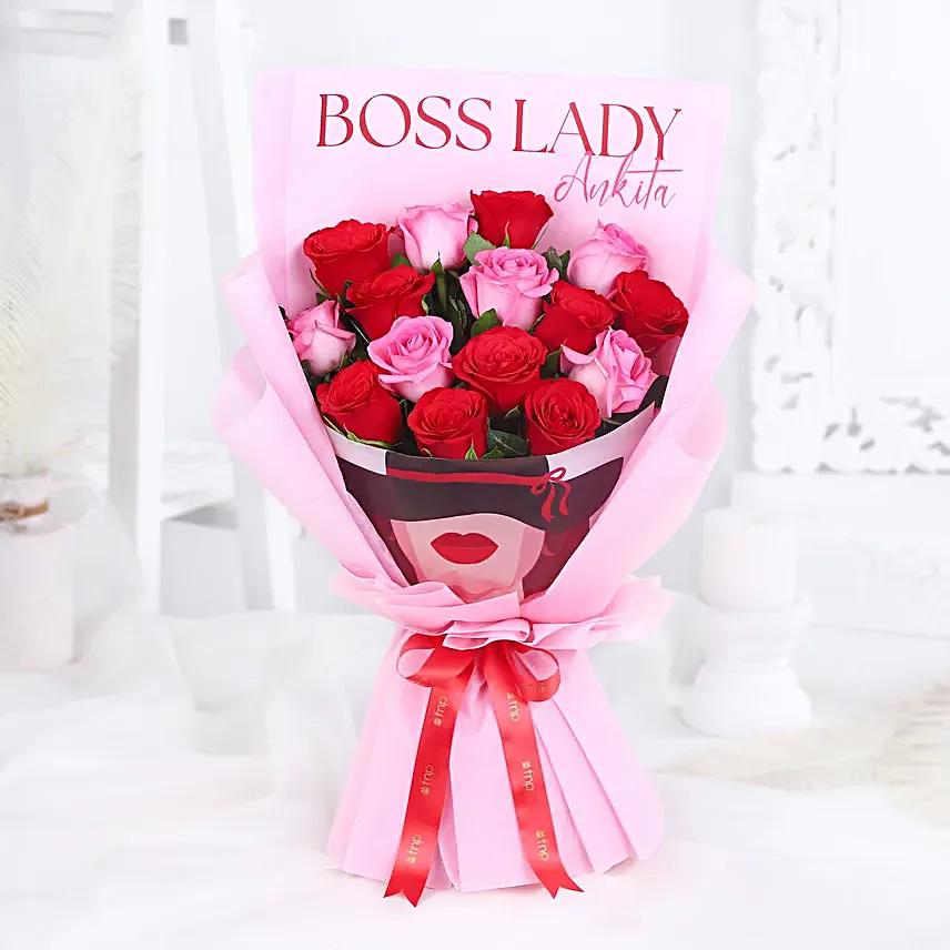 Boss Lady Rosy Blooms