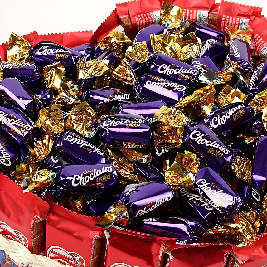 Kitkat Choclairs Heart Pie