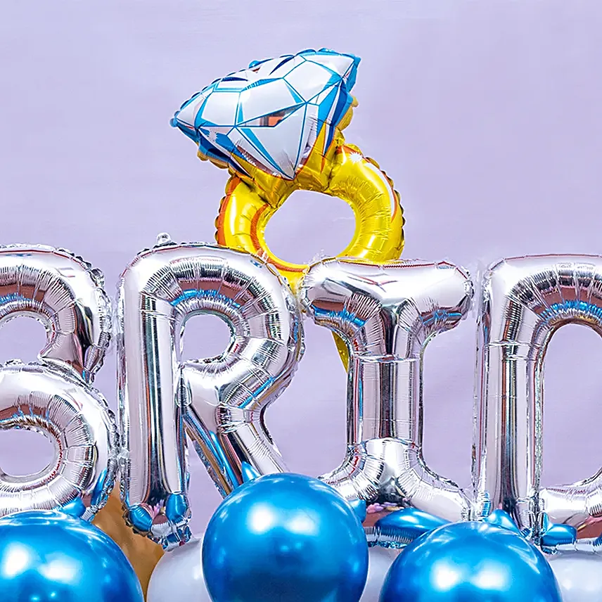 Bride To Be Balloon Arrangement