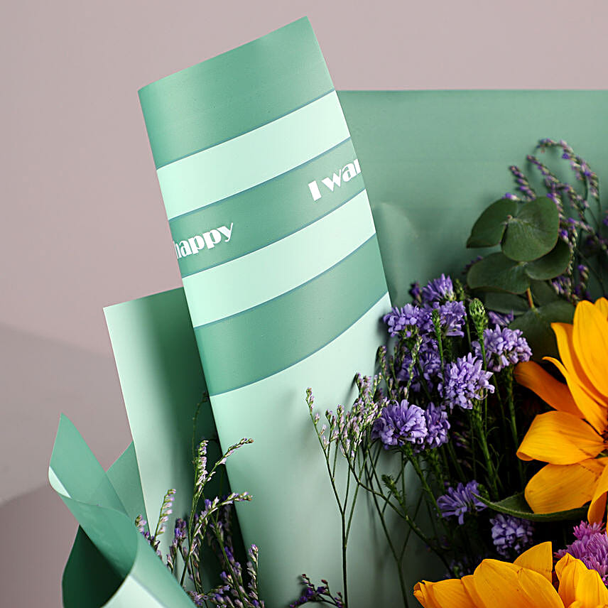 Bright Sunflowers Bouquet
