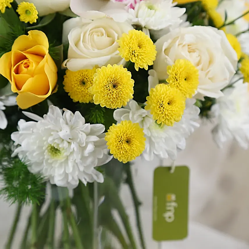 Bright Wishes Floral Vase