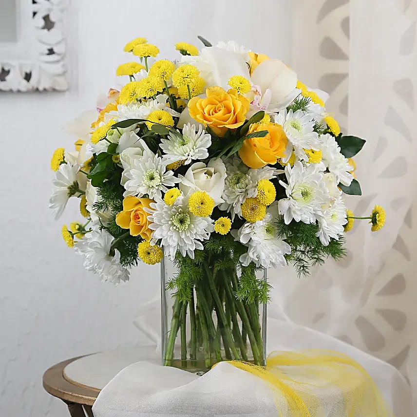 Bright Wishes Floral Vase