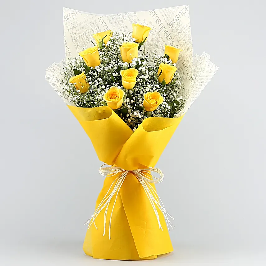 Brighten Up The Day Roses Bouquet Pineapple Cake