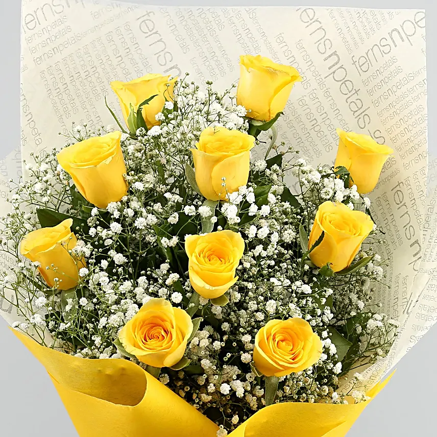 Brighten Up The Day Roses Bouquet Pineapple Cake