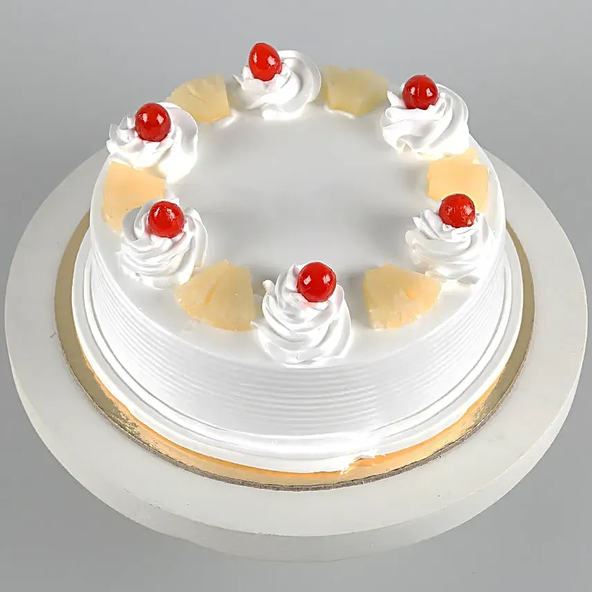 Brighten Up The Day Roses Bouquet Pineapple Cake