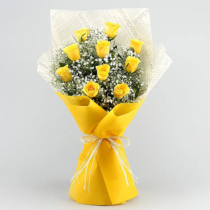Brighten Up The Day Roses Bouquet Pineapple Cake