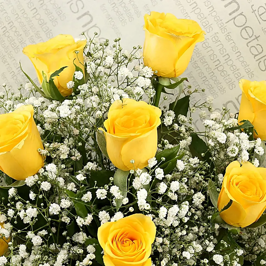 Brighten Up The Day Roses Bouquet Pineapple Cake