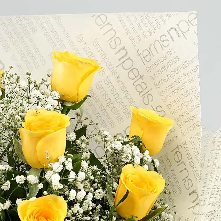 Brighten Up The Day Roses Bouquet Pineapple Cake