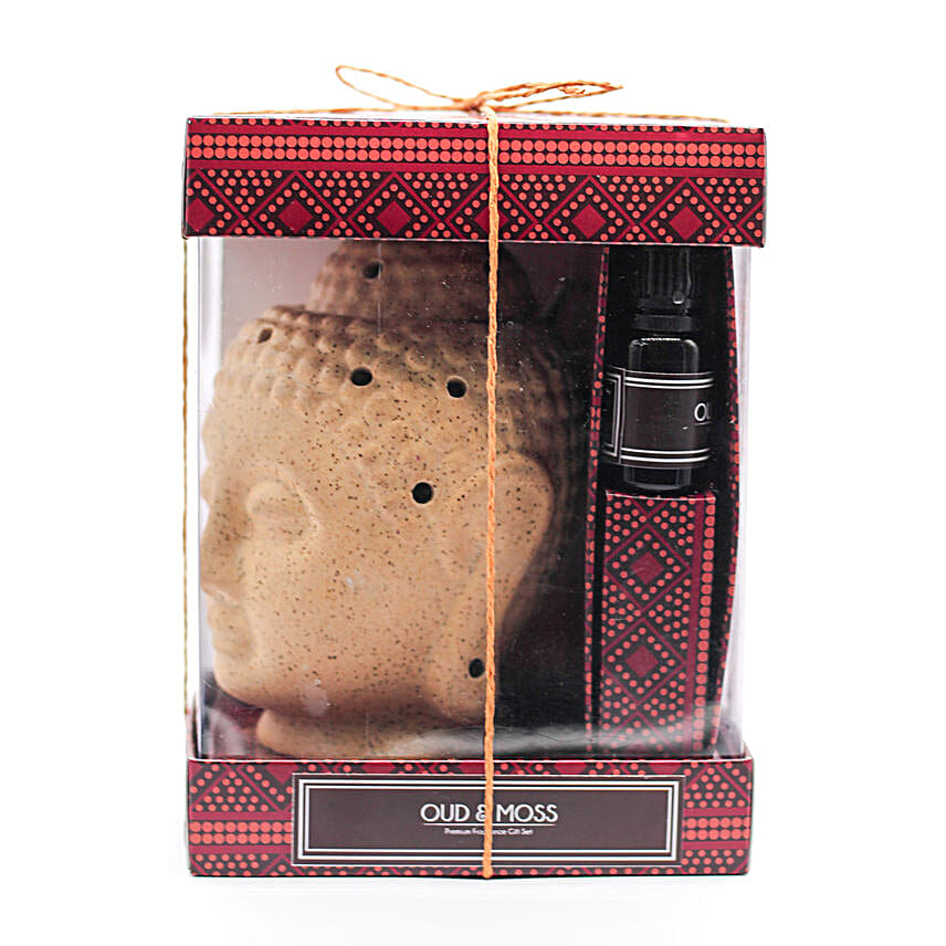Buddha Diffuser Gift Set Brown