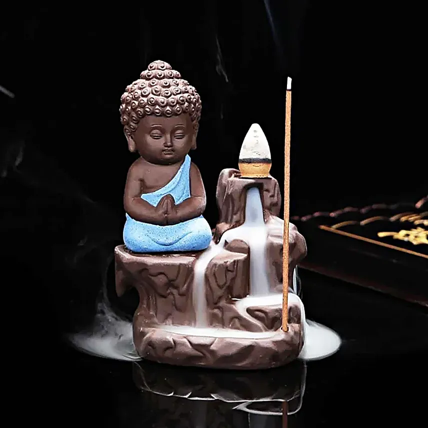 Buddha N Ganesha Smoke Fountain Idols