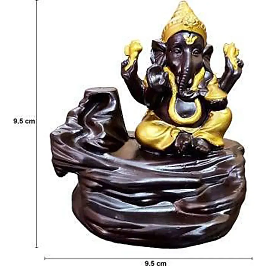 Buddha N Ganesha Smoke Fountain Idols