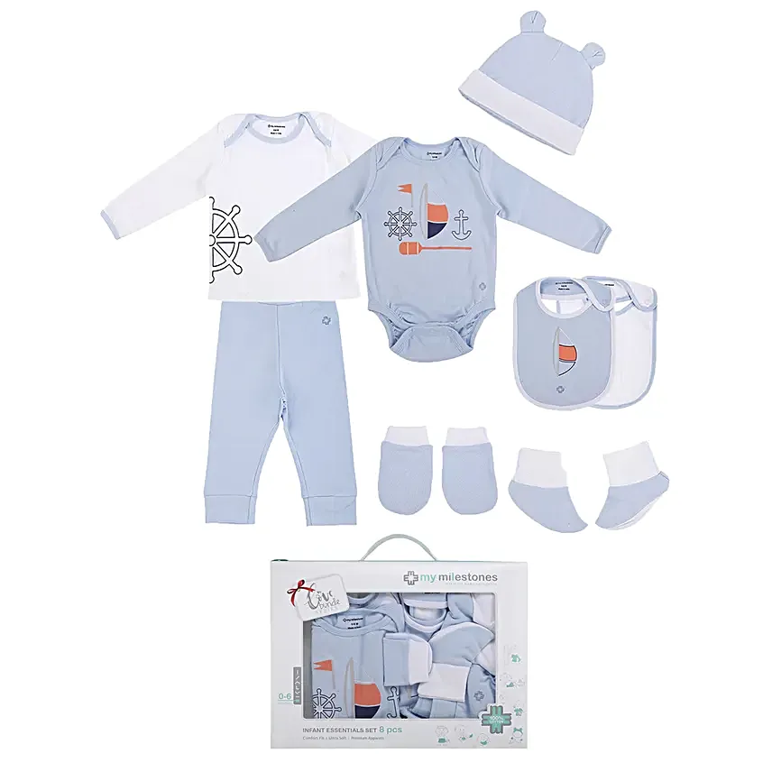 Bundle of Joy Infant Gift Set Baby Blue