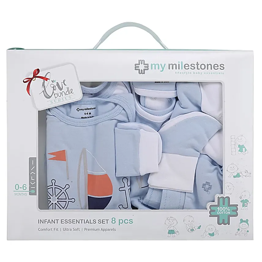 Bundle of Joy Infant Gift Set Baby Blue