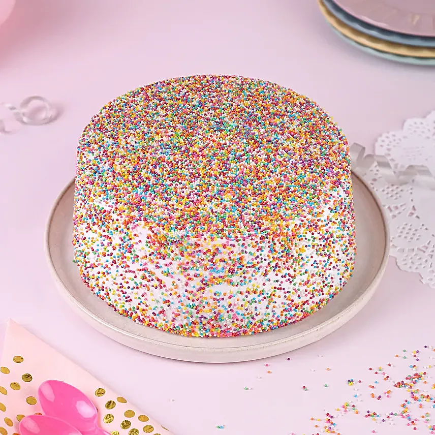 Bursting With Delight Cream Cake