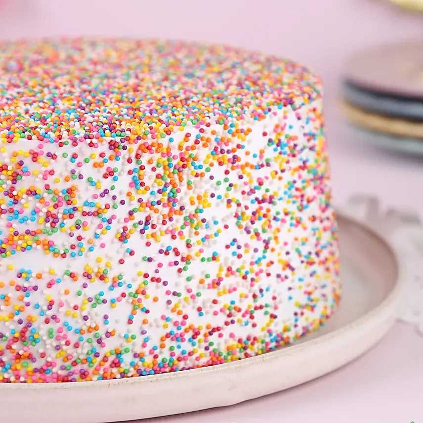 Bursting With Delight Cream Cake