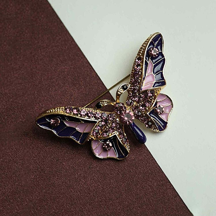 Butterfly Brooch Multicolour